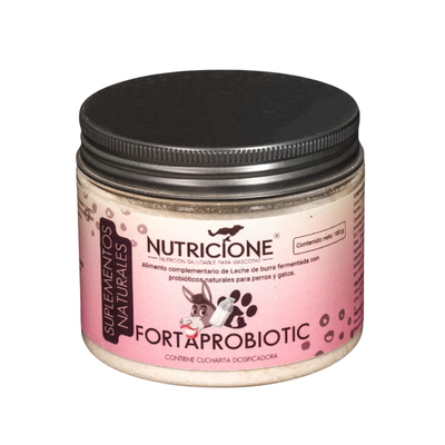 Nutricione FORTAPROBIOTIC Supliment Natural Probiotic pentru Caini si Pisici, 100g