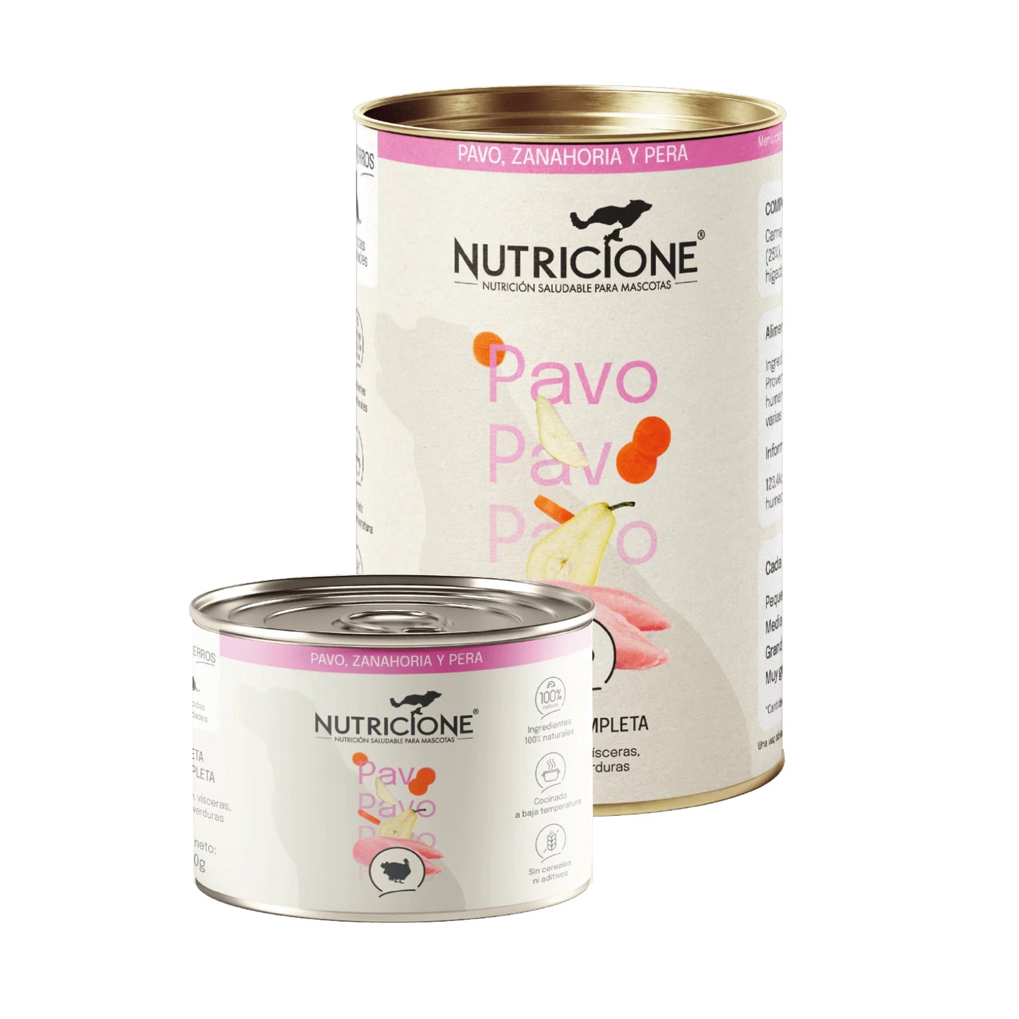 Nutricione Hrana Umeda Gatita Completa pentru Caini, Conserva cu Curcan, 400g/800g