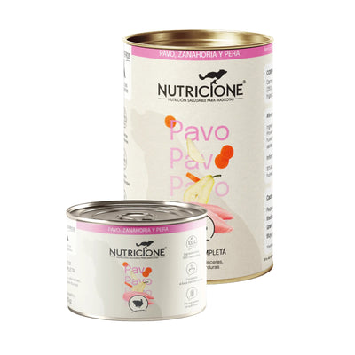 Nutricione Hrana Umeda Gatita Completa pentru Caini, Conserva cu Curcan, 400g/800g