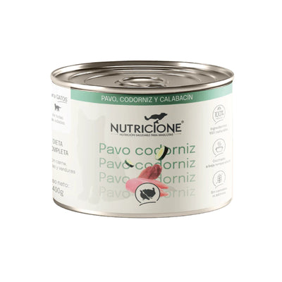 Nutricione Hrana Umeda Gatita Completa pentru Pisici, Conserva cu Curcan si Prepelita, 400g