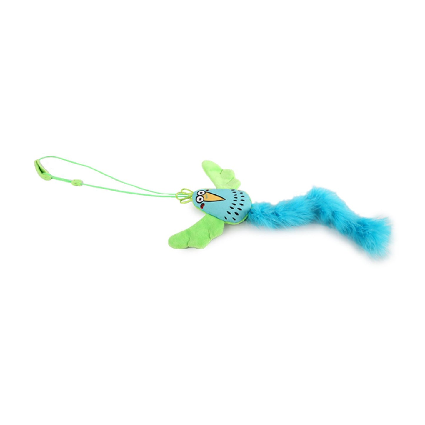 ALL FOR PAWS Pasare Zburatoare cu Coada Pufoasa, Jucarie pentru Pisici, 64cm