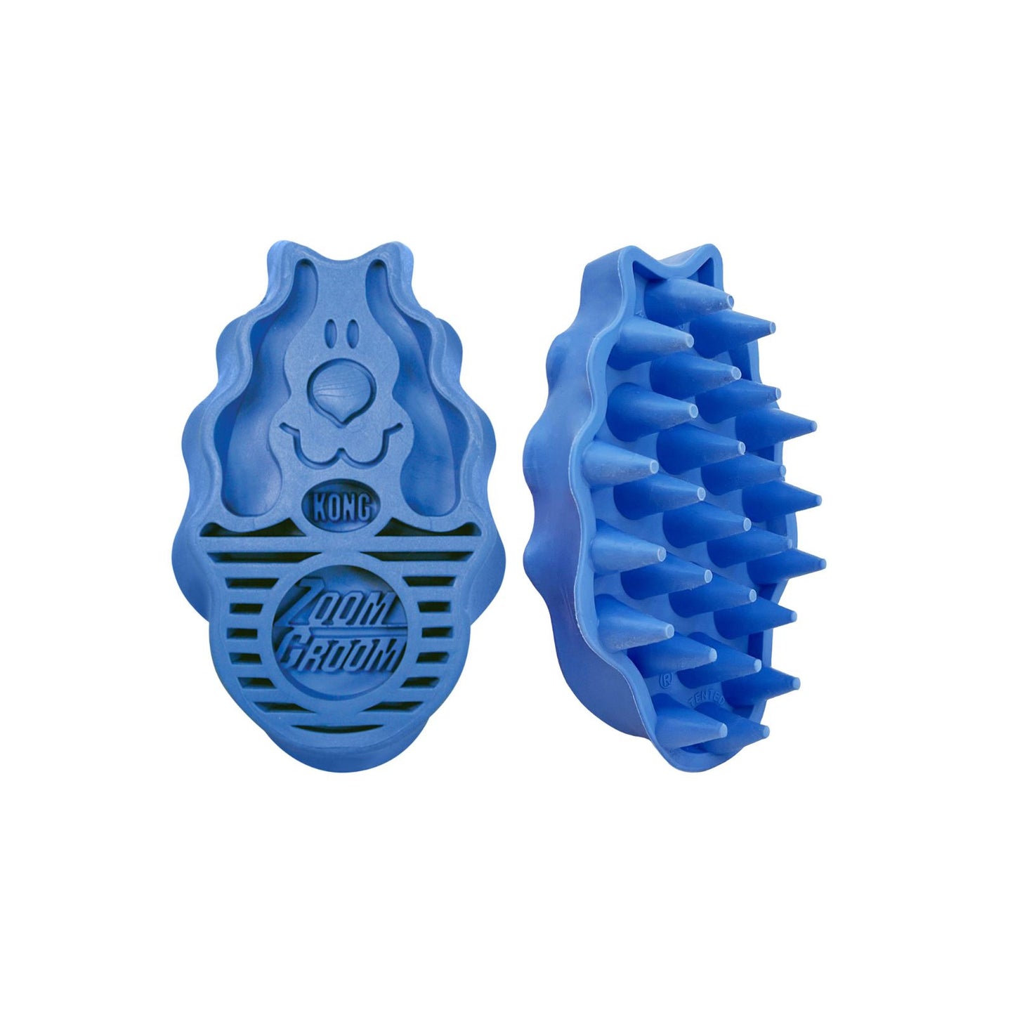 Perie pentru Caine KONG ZoomGroom, 3-in-1 pentru Masaj, Periaj si Samponare