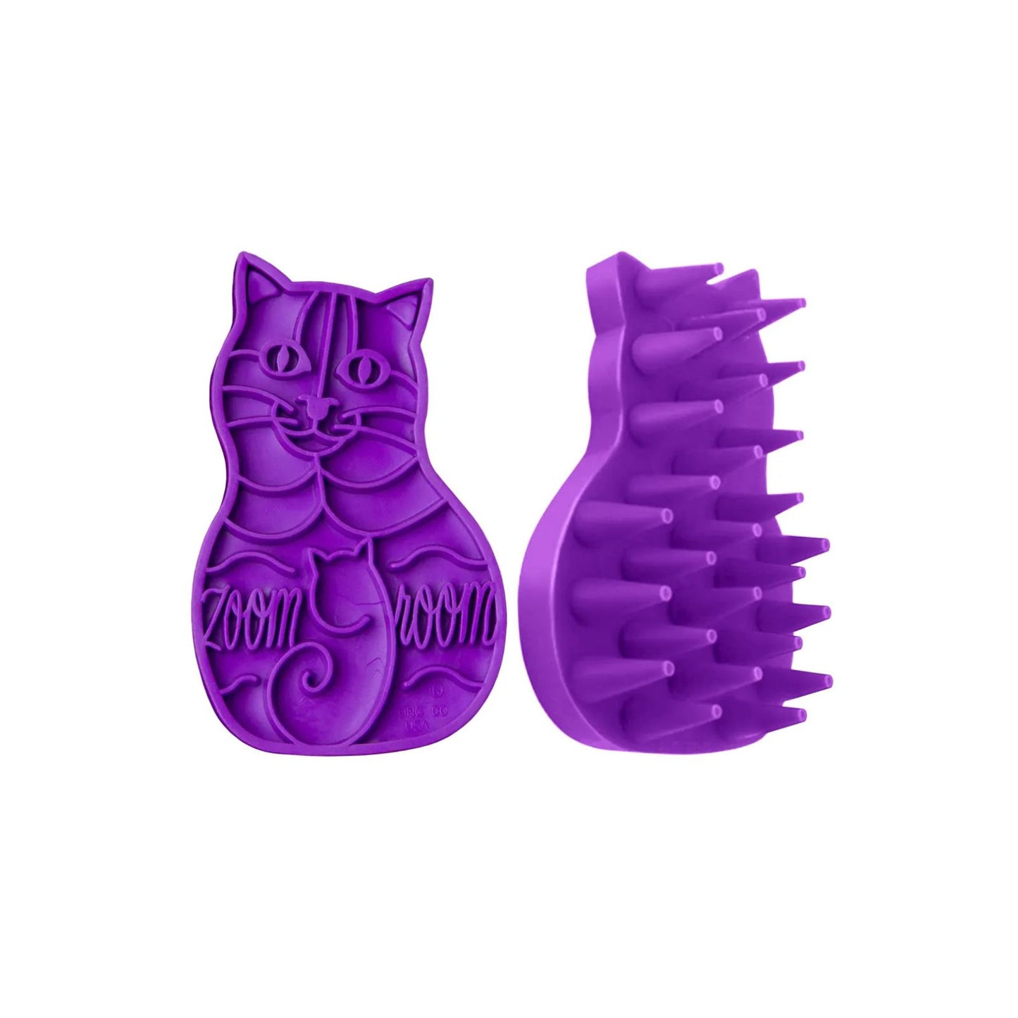 Perie pentru Pisica KONG ZoomGroom, Perie de Masaj si Indepartare a Parului