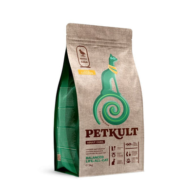 Petkult Adult Care Balanced Life All-Cat, Hrana Uscata pentru Pisici, cu Pui, 400g / 2kg / 7kg