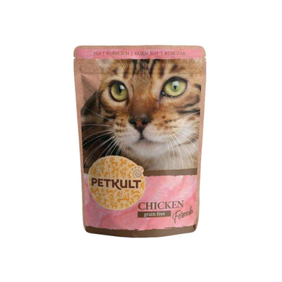 Petkult Hrana Umeda pentru Pisici cu Pui, Fara Cereale, 100g