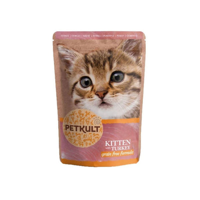 Petkult Hrana Umeda pentru Pisoi Junior, cu Curcan, 100g