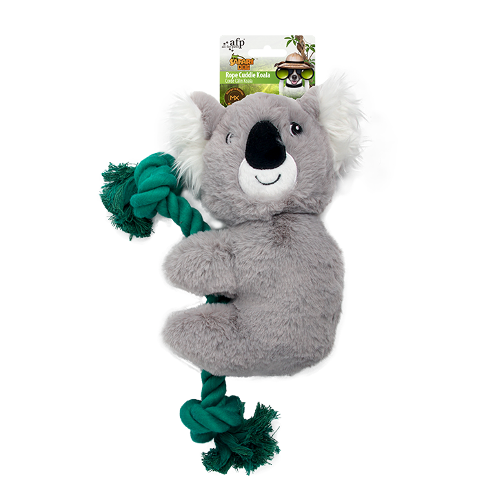 ALL FOR PAWS Safari Rope Cuddle Koala Jucarie pentru Caini, 31cm