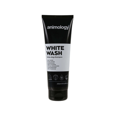 Sampon pentru Caini Animology White Wash, Efect de Albire si Indepartare a Petelor, 250 ml