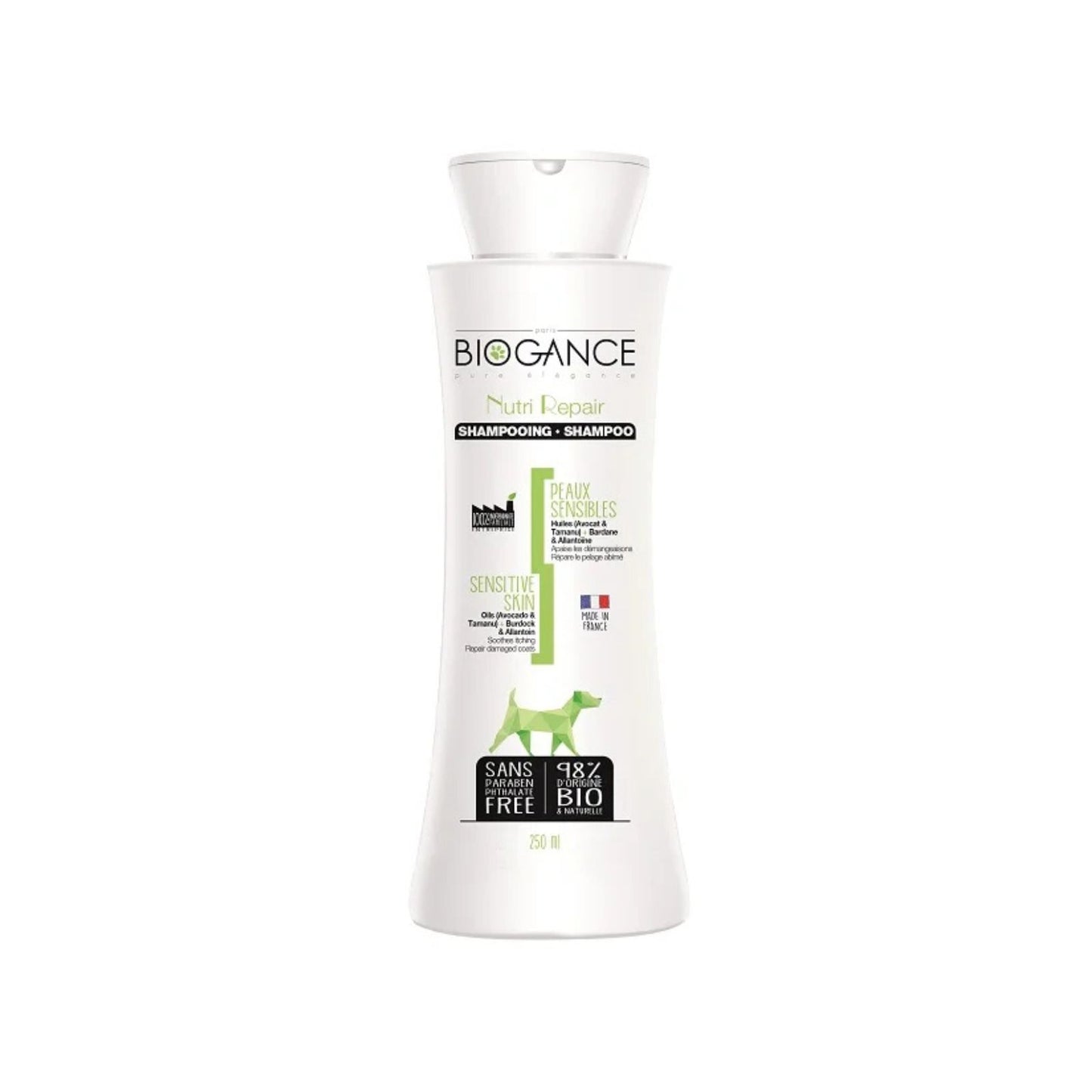Sampon Biogance Nutri Repair – Formula Naturala pentru Caini, 250ml