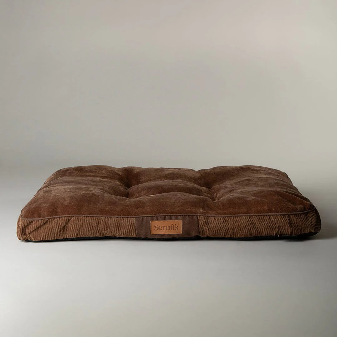Scruffs Chester Mattress Chocolate Brown - Saltea pentru Caini, L (100 x 70cm)
