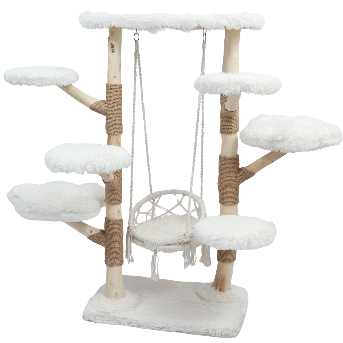 Meraki Home, Ansamblu pentru Pisici, Realizat din Ramuri Naturale, SWING NEST