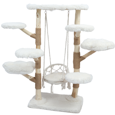 Meraki Home, Ansamblu pentru Pisici, Realizat din Ramuri Naturale, SWING NEST