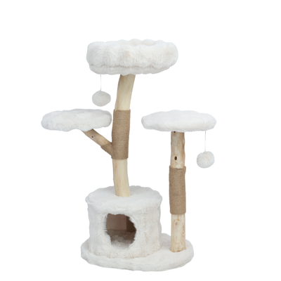 Meraki Home, Ansamblu pentru Pisici, Realizat din Ramuri Naturale, SERENE LOFT