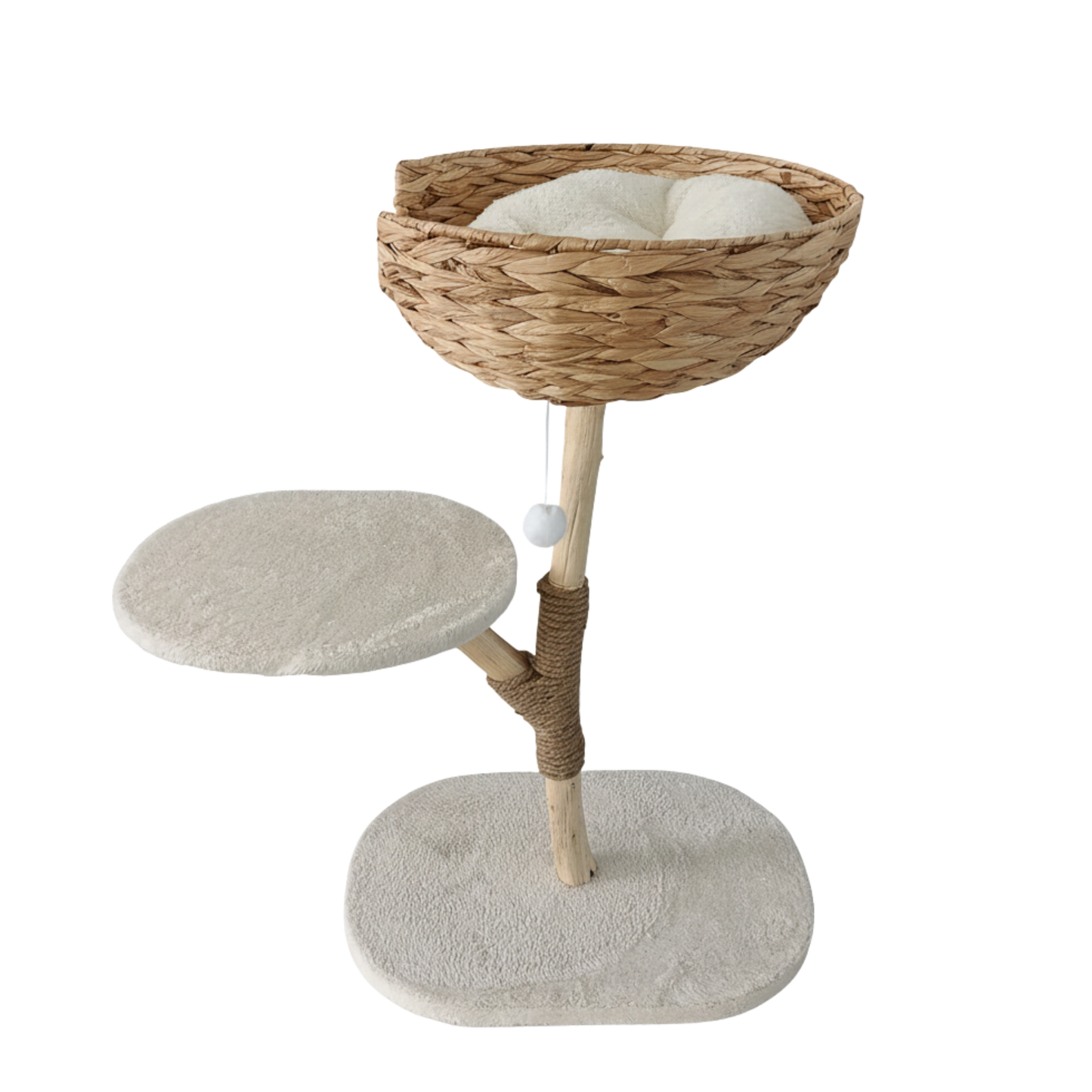 Meraki Home, Ansamblu pentru Pisici, Realizat din Ramuri Naturale, WOVEN SINGLE NEST