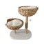 Meraki Home, Ansamblu pentru Pisici, Realizat din Ramuri Naturale, WOVEN NEST DUO
