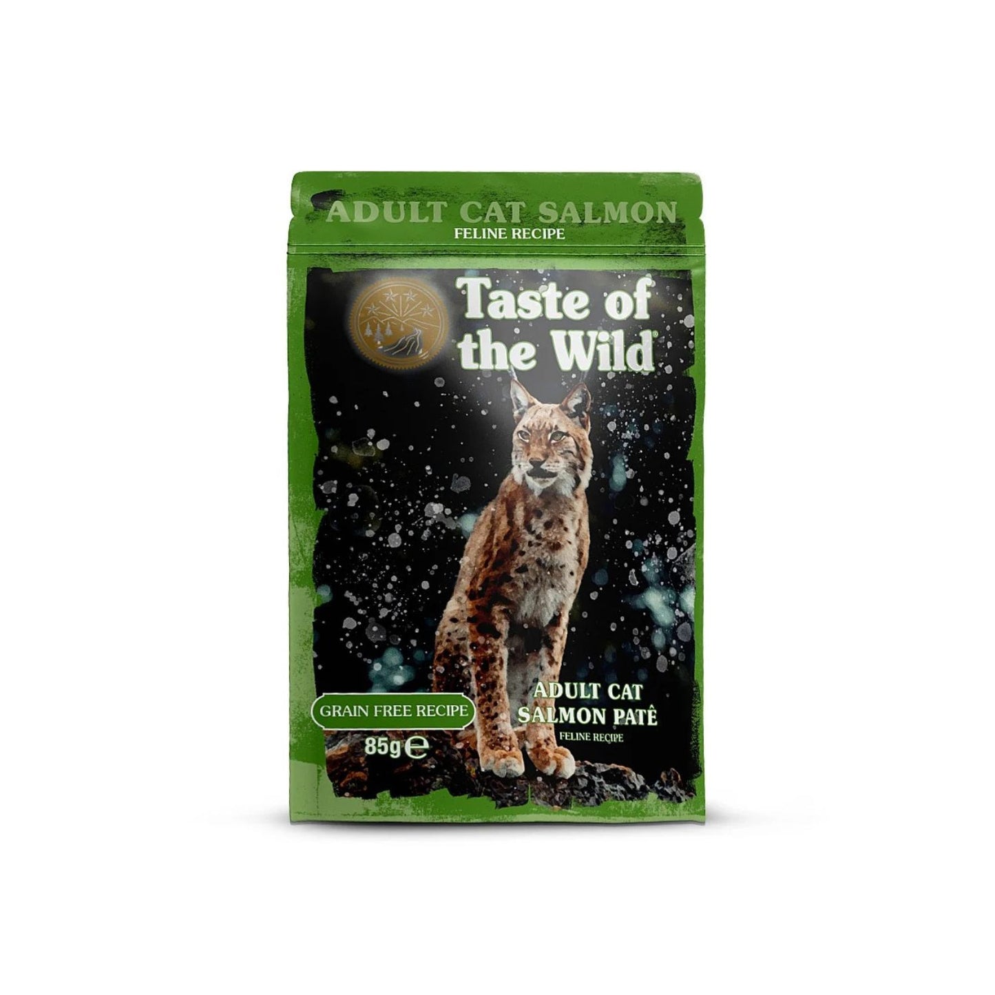 Taste of the Wild Cat Pouch Adult, Hrana Umeda pentru Pisici Adult, Pate cu Somon, Fara Cereale, 85g