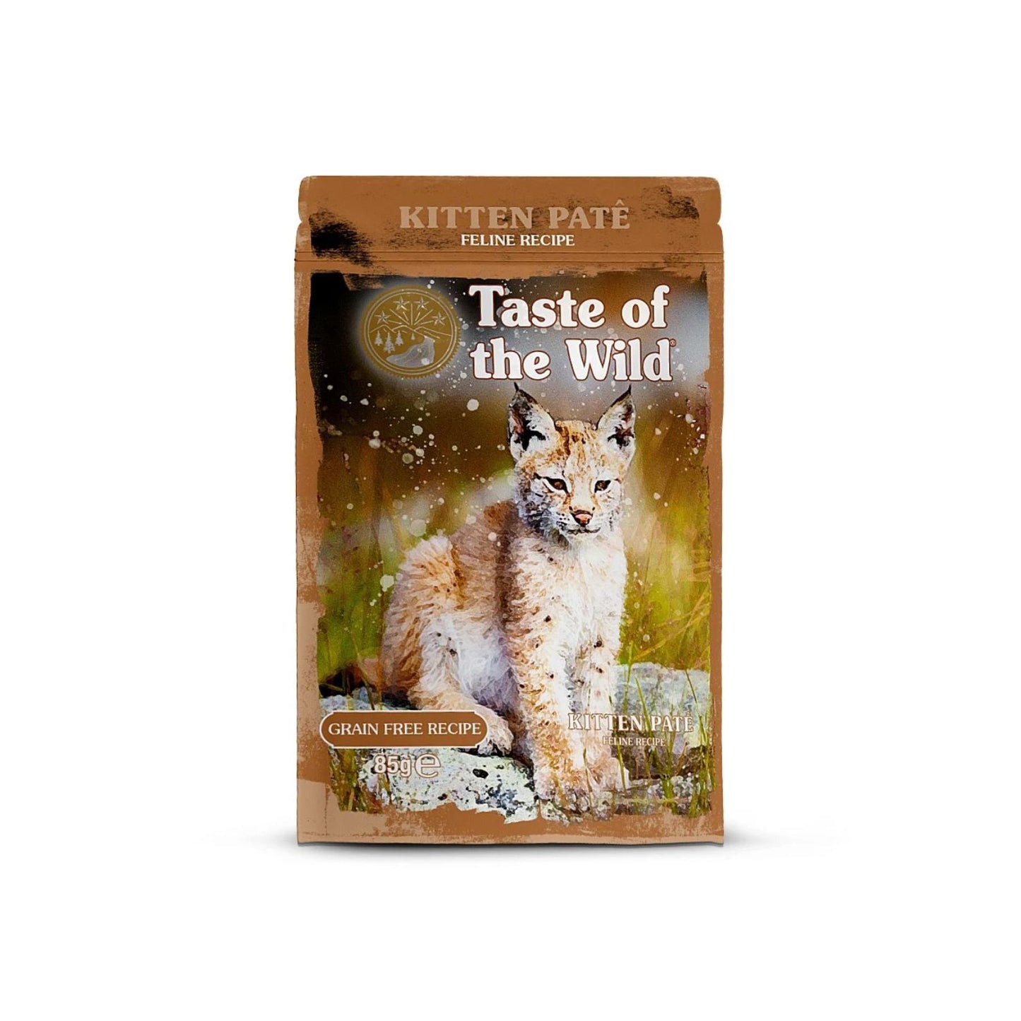 Taste of the Wild Cat Pouch Kitten, Hrana Umeda pentru Pisici Junior,  Pate Pui, Fara Cereale, 85g