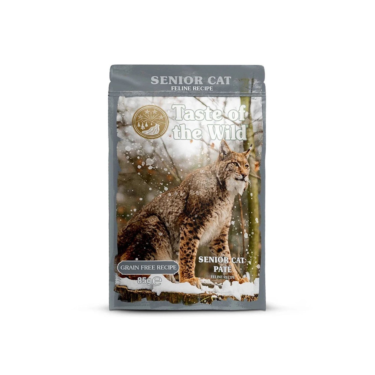 Taste of the Wild Cat Pouch Senior, Hrana Umeda pentru Pisici Senior, Pui Pate, Fara Cereale, 85g