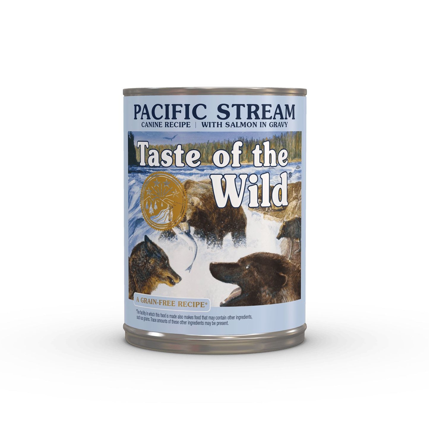 Taste of the Wild Pacific Stream, Hrana Umeda Caini, Toate Etapele Vietii, cu Somon in Sos, Fara Cereale, 390g