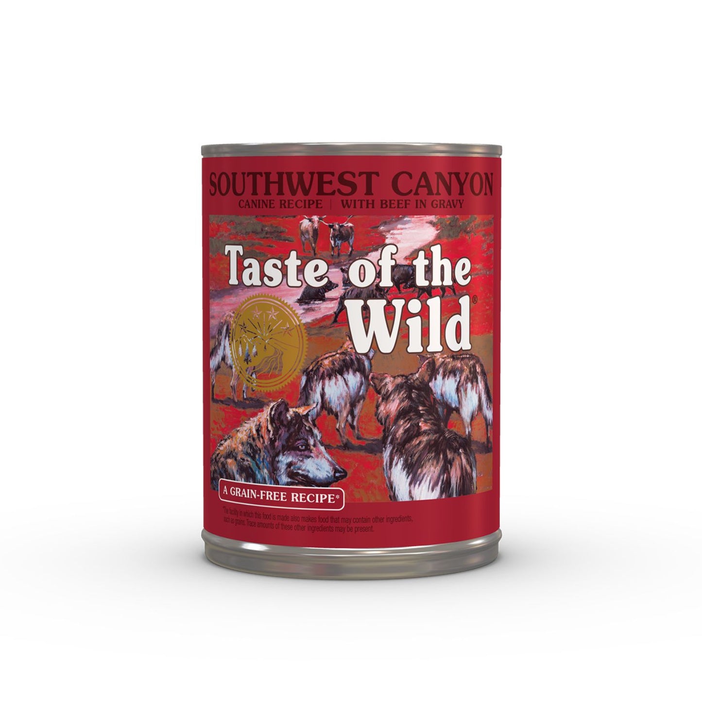 Taste of the Wild Southwest Canyon, Hrana Umeda pentru Caini, Toate Etapele Vietii, cu Vita in Sos, Fara Cereale, 390g