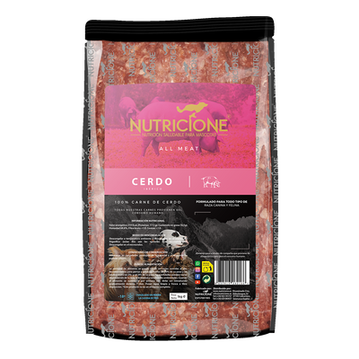 BARF 100% carne de porc iberic pentru câini și pisici – Nutricione, 1 kg
Atât.