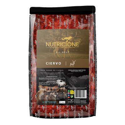 BARF 100% carne de cerb pentru câini și pisici – Nutricione, 1 kg