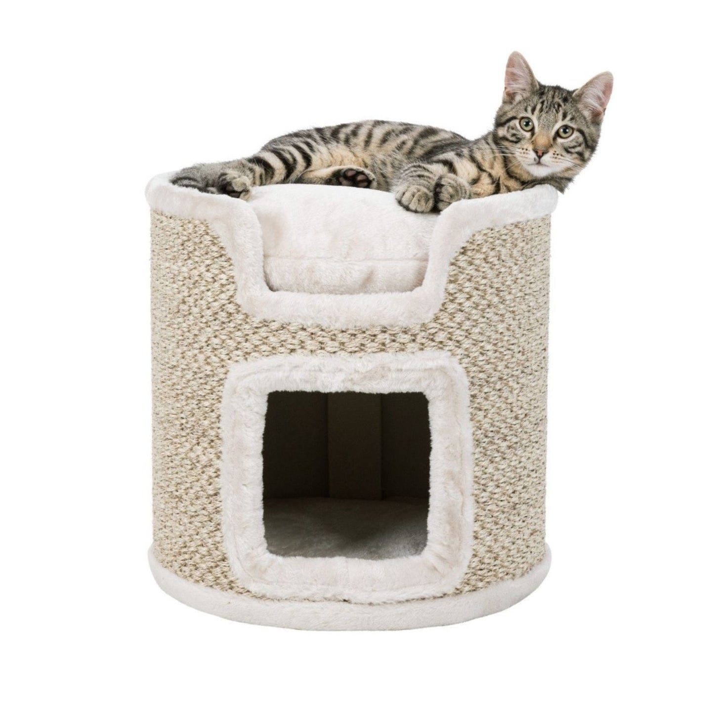 Trixie Ansamblu Zgariat pentru Pisici, Ria, Sisal si Plus, Diametru 37cm, Inaltime: 37cm