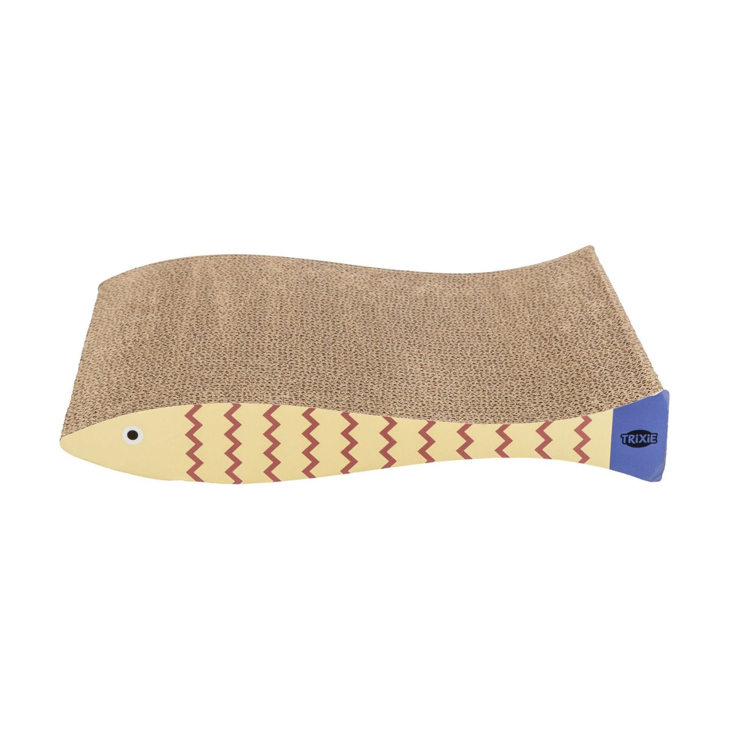 Trixie Carton de Zgariat pentru Pisici în Forma de Peste cu Catnip, Set 2 Bucati, 40x30x11cm