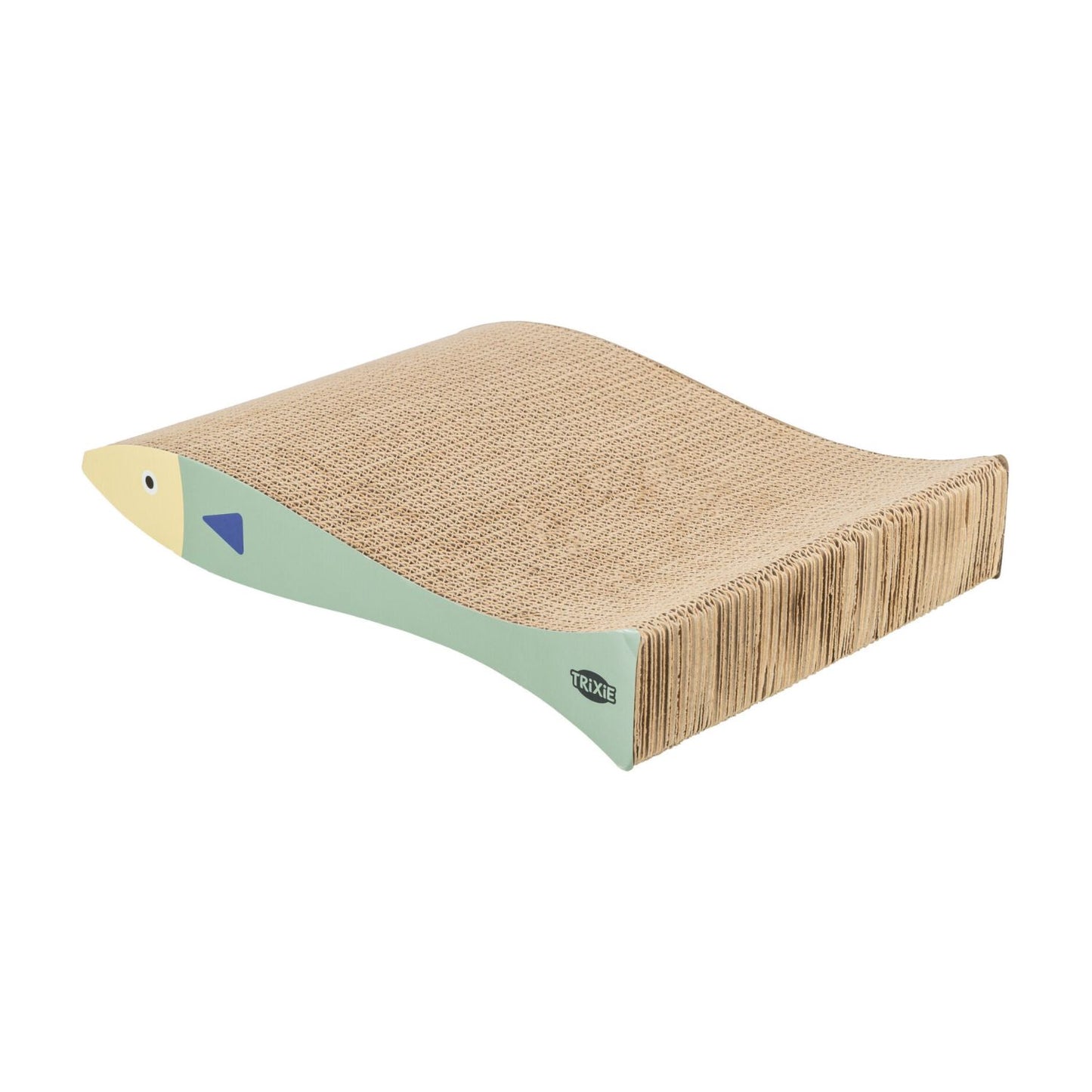 Trixie Carton de Zgariat pentru Pisici în Forma de Peste cu Catnip, Set 2 Bucati, 40x30x11cm