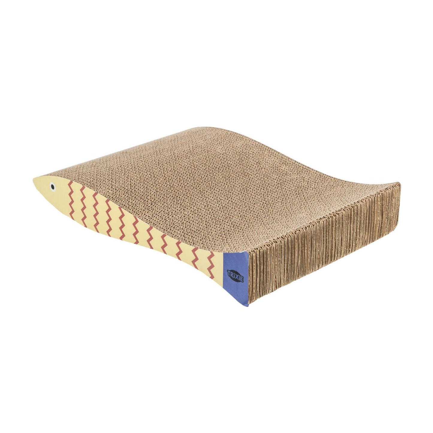 Trixie Carton de Zgariat pentru Pisici în Forma de Peste cu Catnip, Set 2 Bucati, 40x30x11cm