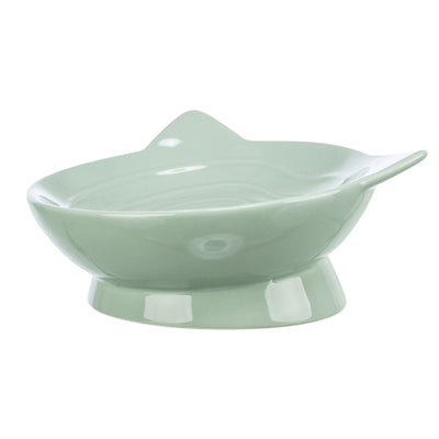 Trixie Castron Ceramic Viviana pentru Pisici, Forma Ergonomica Joasa, 0,15L / ø14cm, Verde Salvie