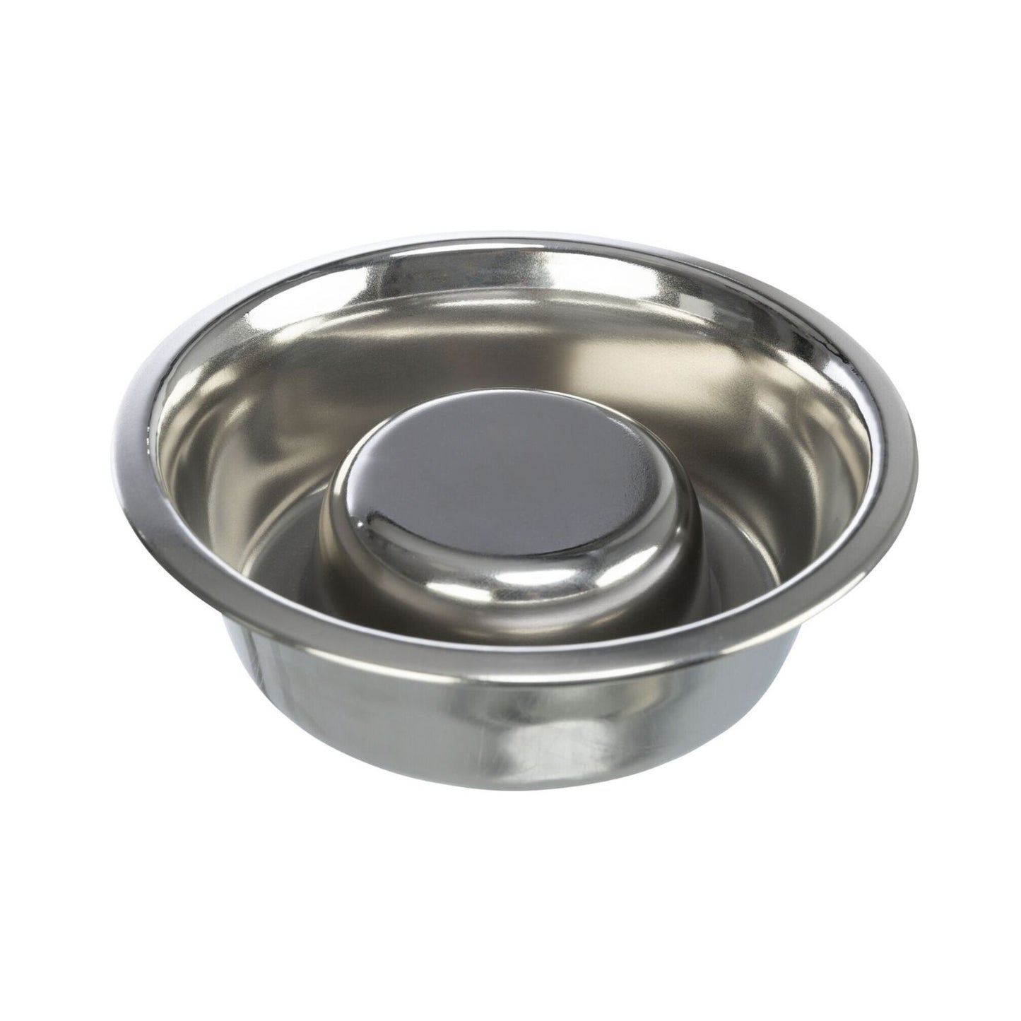 Trixie Castron Inox pentru Hranire Lenta Caini, 1.1L / 0.6L