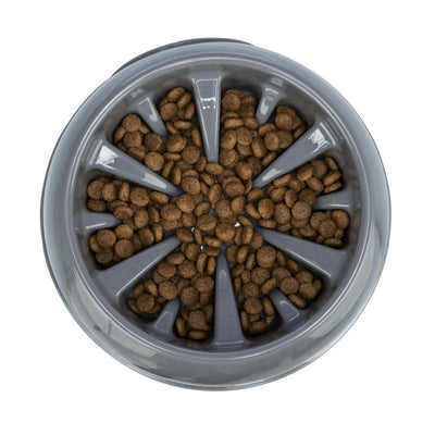 Trixie Castron pentru Hranire Lenta Caini din Plastic, 0.3L / 0.8L / 1.4L
