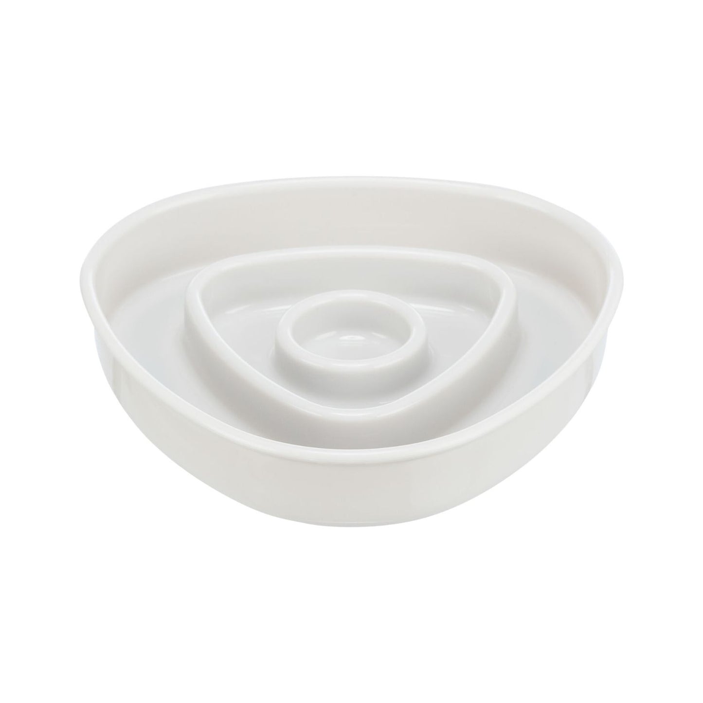 Trixie Castron pentru Hranire Lenta Pisici din Plastic, 350ml / 15cm