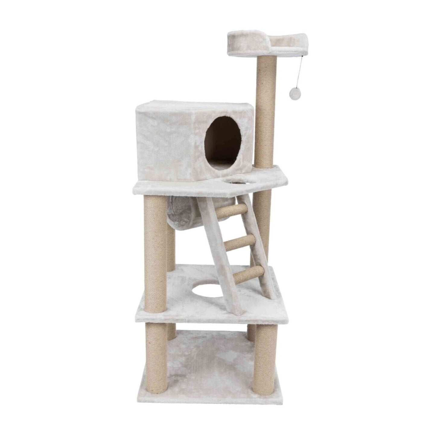 Trixie Cat Tree Marlena Ansamblu pentru Pisici, Stalpi Sisal, Platforme si Culcus, 60x60x151 cm