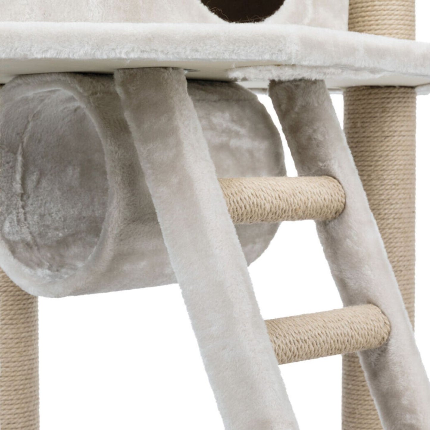 Trixie Cat Tree Marlena Ansamblu pentru Pisici, Stalpi Sisal, Platforme si Culcus, 60x60x151 cm