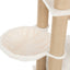 Trixie Cat Tree XXL Elia, Ansamblu pentru Pisici, 58x58x172 cm, Crem