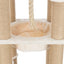 Trixie Cat Tree XXL Elia, Ansamblu pentru Pisici, 58x58x172 cm, Crem