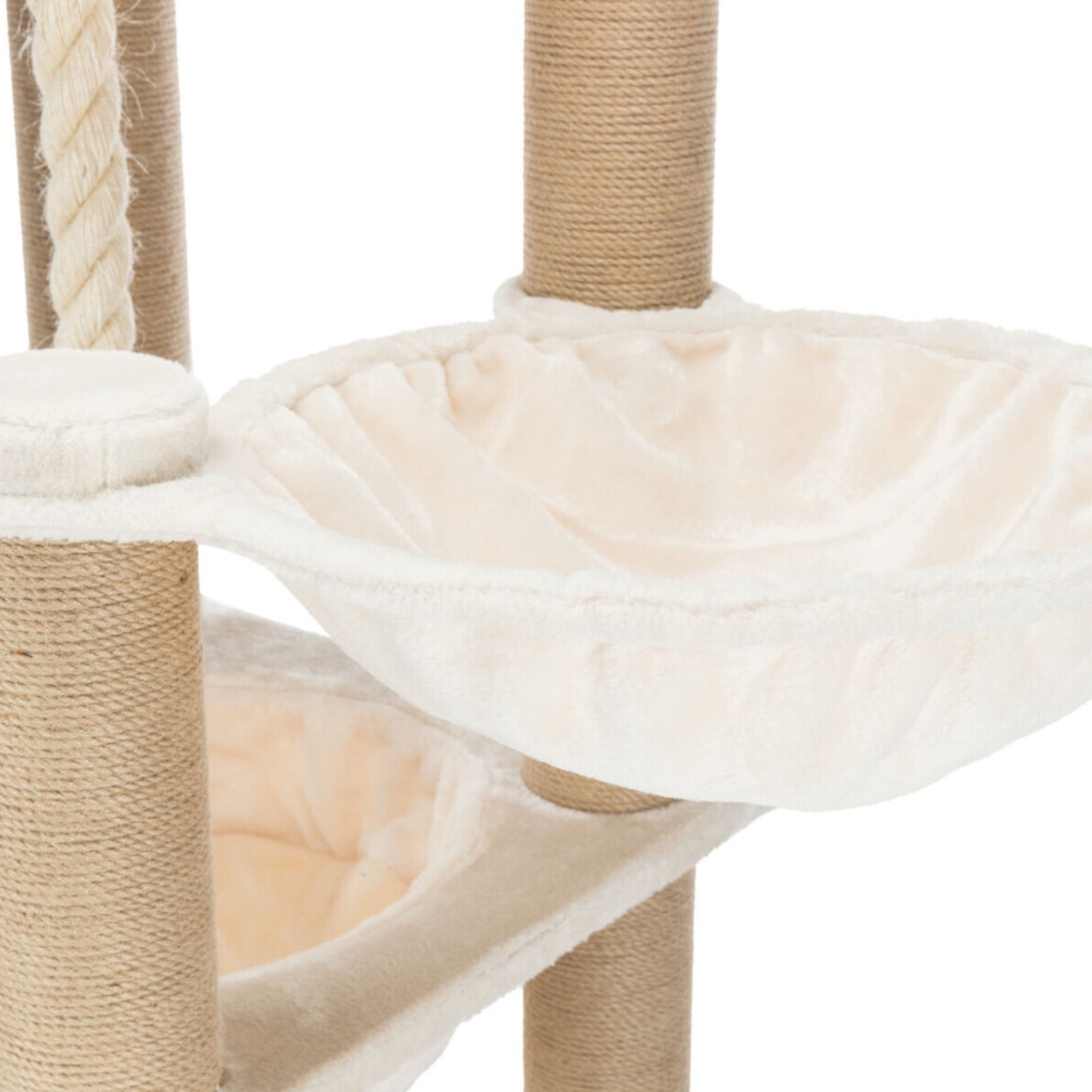 Trixie Cat Tree XXL Elia, Ansamblu pentru Pisici, 58x58x172 cm, Crem
