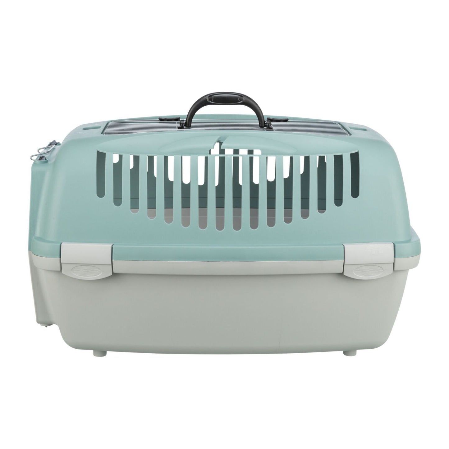 Trixie Cusca Transport Capri 3 Open Top pentru Pisici si Caini pana la 12kg, S 40x38x61cm, Gri / Verde Salvie