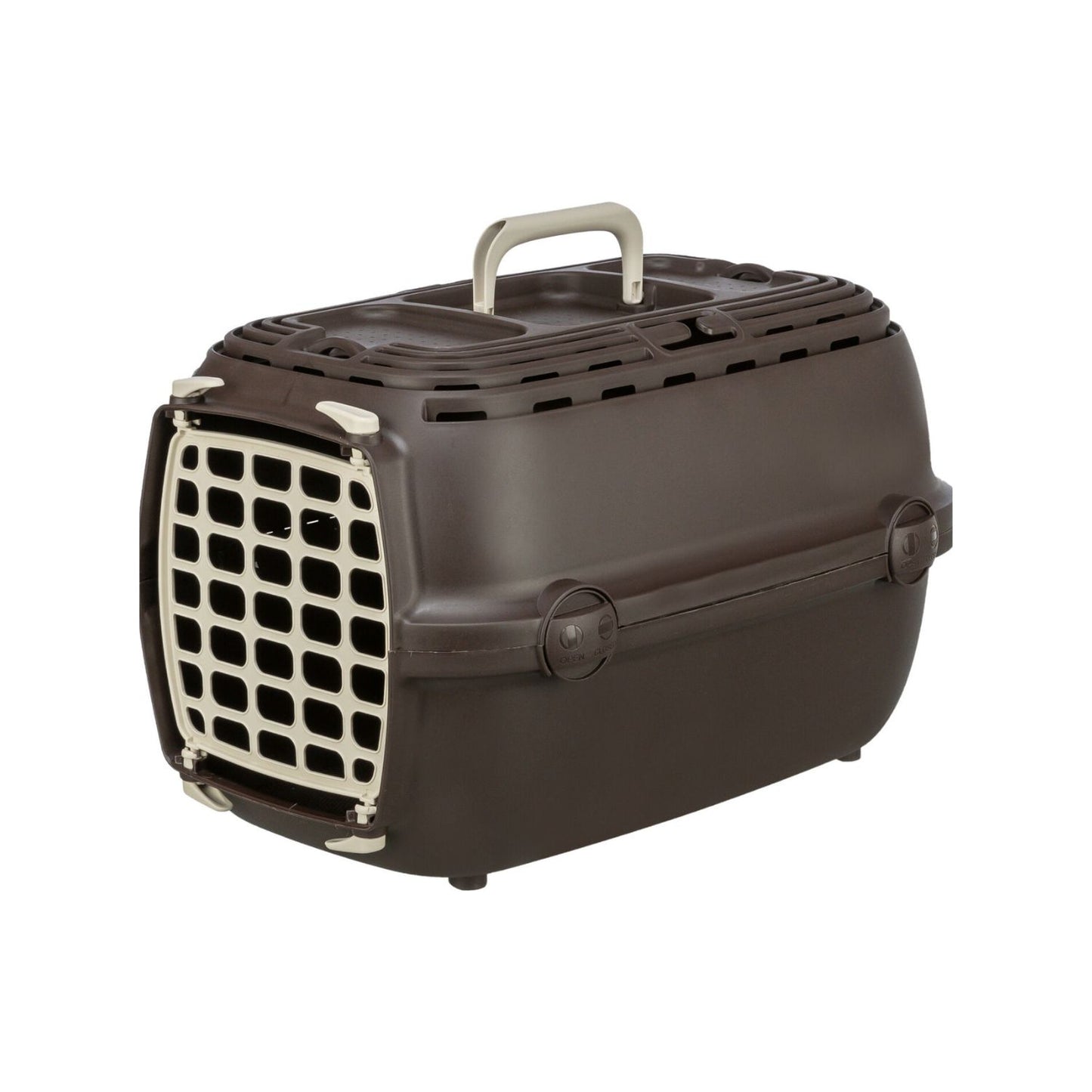Trixie Cusca Transport Relax 1 pentru Pisici si Caini pana la 6kg, 32x30x48cm, Roz/Albastru/Maro