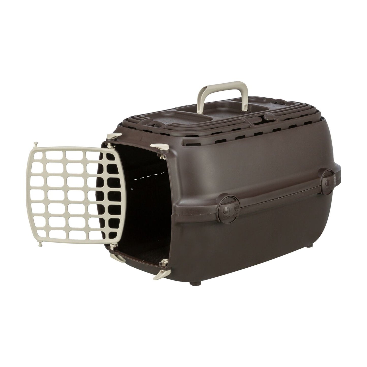 Trixie Cusca Transport Relax 1 pentru Pisici si Caini pana la 6kg, 32x30x48cm, Roz/Albastru/Maro