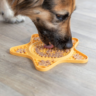 Trixie Farfurie Pentru Hranire Lenta, Lick`n'Snack, Stea, Silicon, 23.5 cm