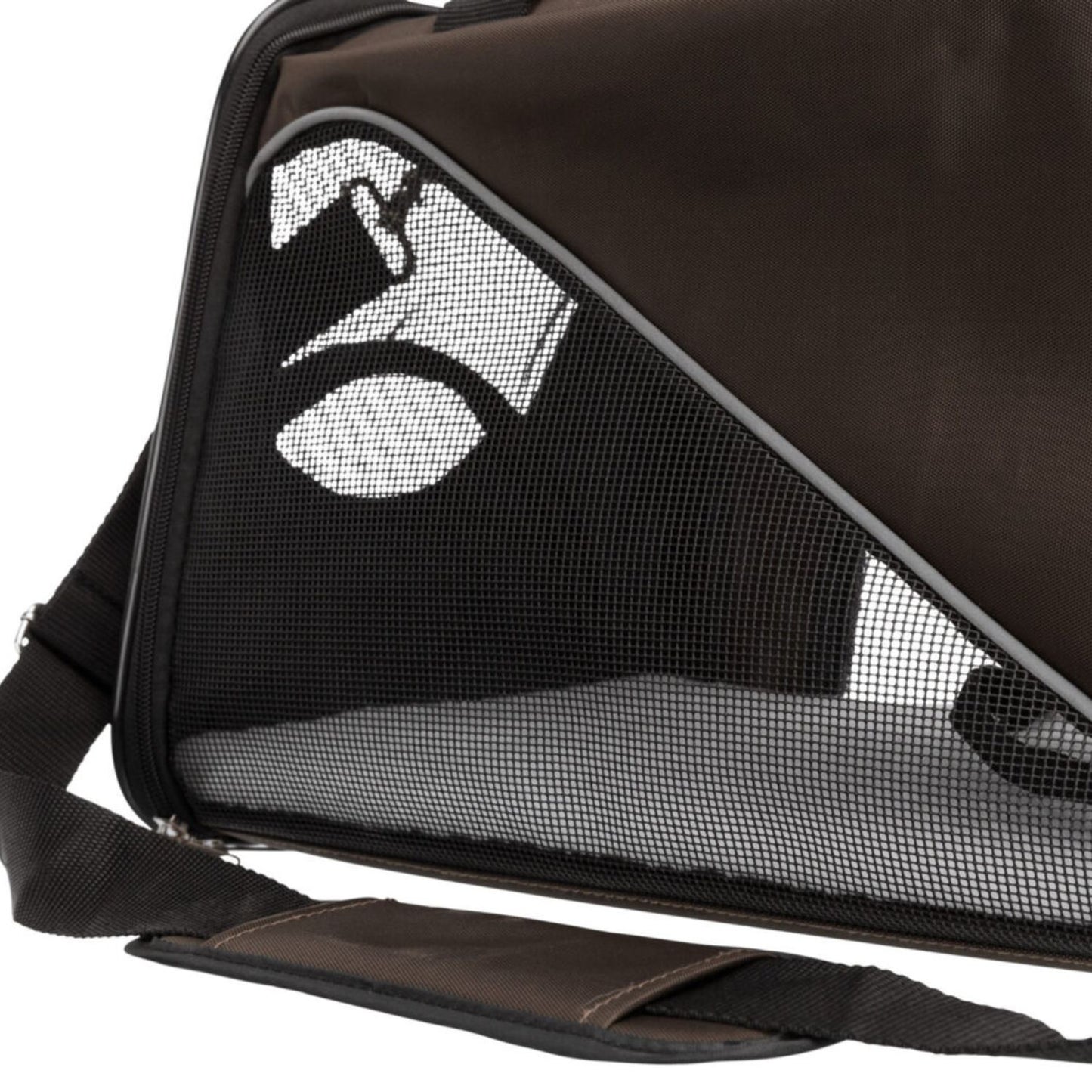 Trixie Geanta Transport Joe pentru Pisici si Caini pana la 10kg, 28x28x47cm, Maro
