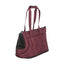 Trixie Geanta Transport Riva Caini si Pisici pana la 7 kg, 26x30x45 cm, Sangria / Negru