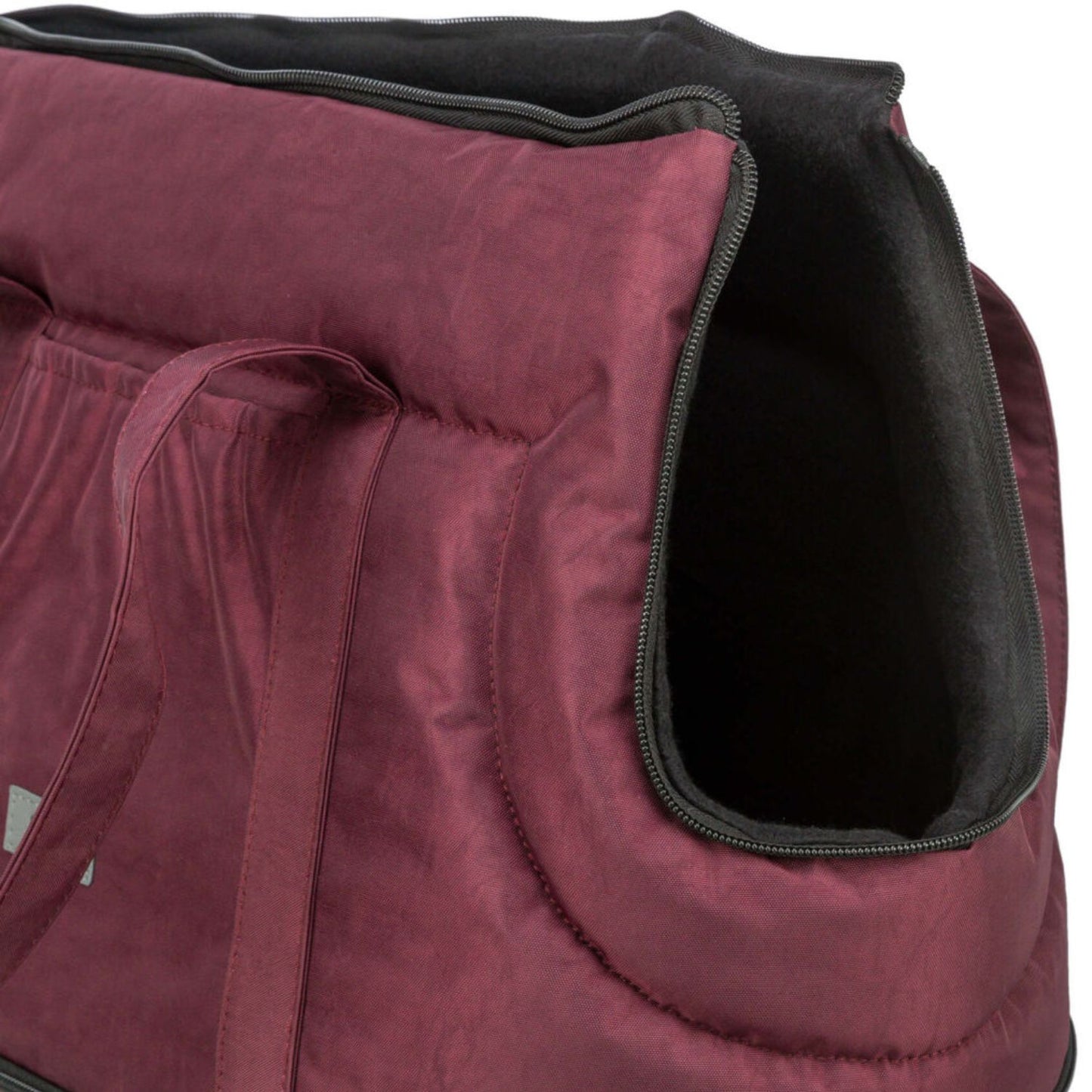 Trixie Geanta Transport Riva Caini si Pisici pana la 7 kg, 26x30x45 cm, Sangria / Negru