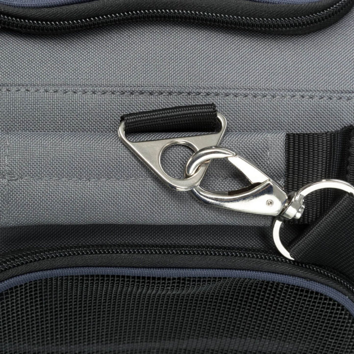 Trixie Geanta Transport Wings pentru Pisici si Caini pana la 20kg, Calatorii cu Avionul, 28x23x46cm, Gri