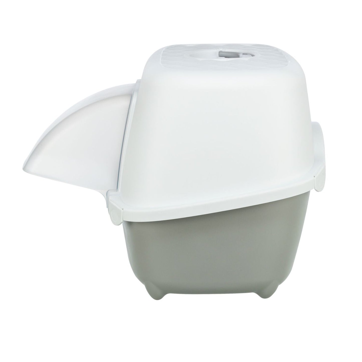 Trixie Litera Acoperita pentru Pisici Davio Top, cu Capac Dom, 56x39x39cm, Salvie/Alb