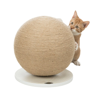 Trixie Minge Sisal De Zgariat  pentru Pisici Cu Baza De Lemn, 29x31 cm