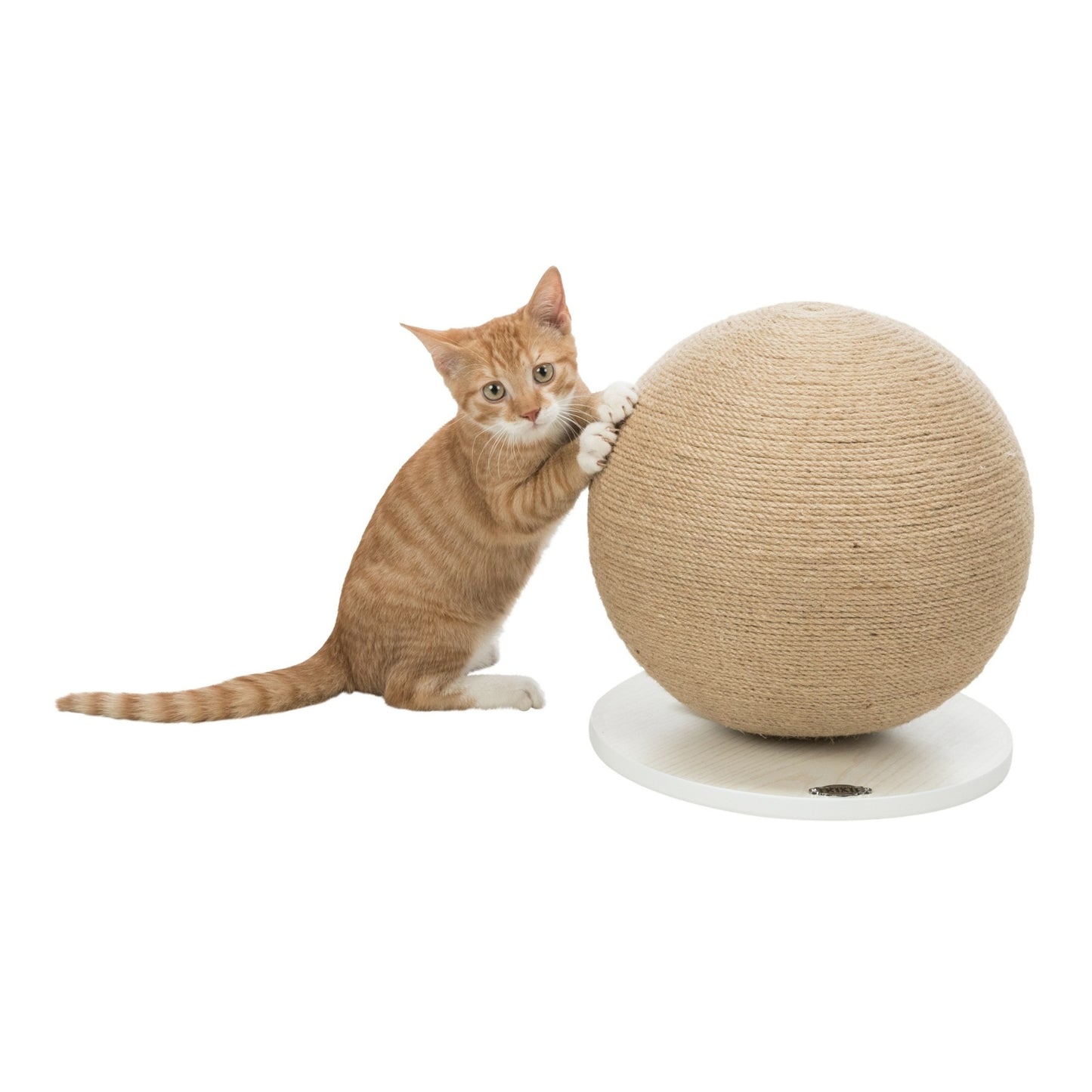 Trixie Minge Sisal De Zgariat  pentru Pisici Cu Baza De Lemn, 29x31 cm